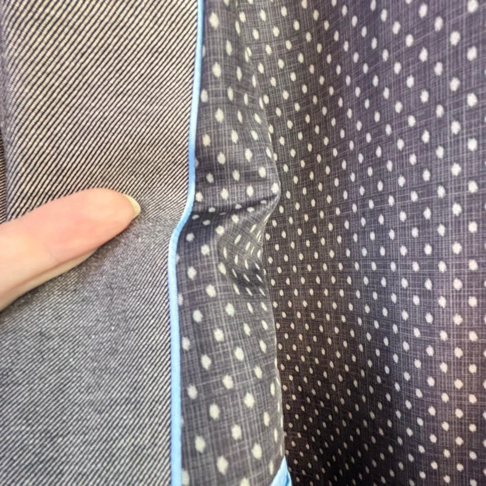 Modern Blazer MADE Cam Newton 42L Grey Cotton/Linen Sport Coat Minimalist Summer